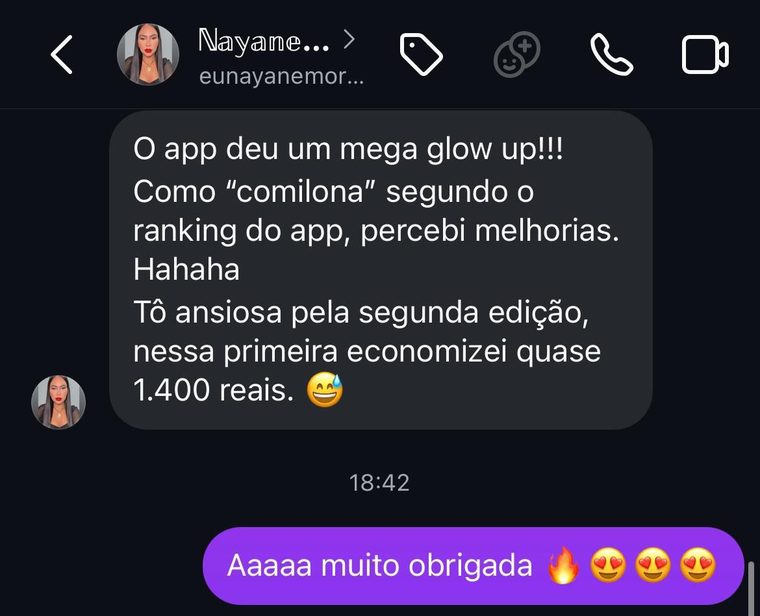 Depoimento de Nayane — BH em Dobro
